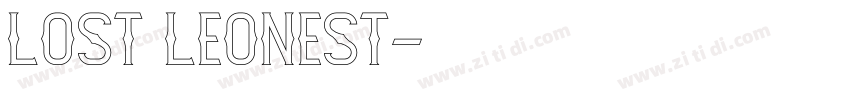 Lost Leonest字体转换